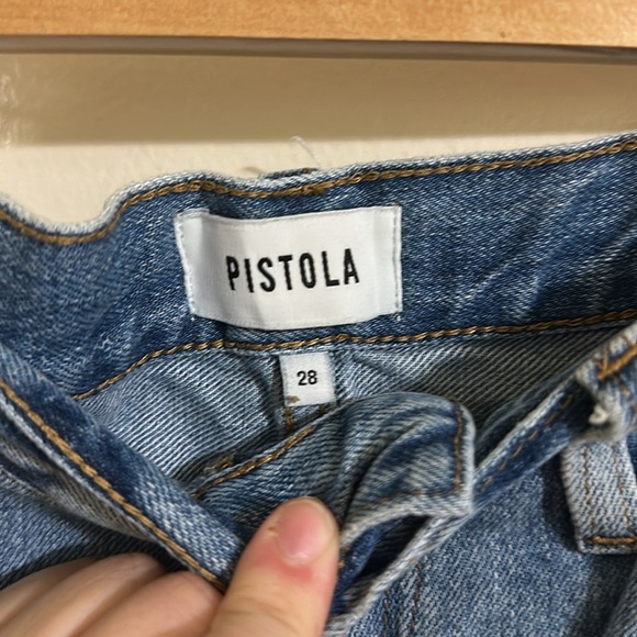 EUC Pistola High Rise Ripped Distressed Jeans size 28 - Picture 2 of 5